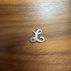 James Avery Large L initial Initial Pendant/Charm